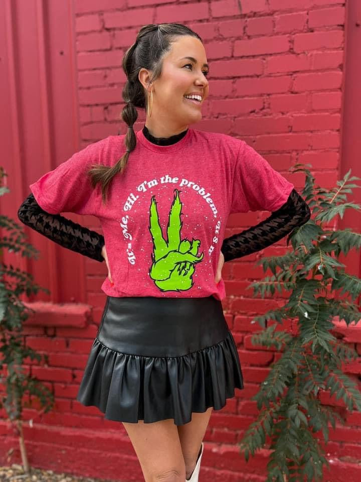 It’s me, Hi. I’m the problem, It’s me. Swift Grinch Christmas Sweatshirt/T Shirt.