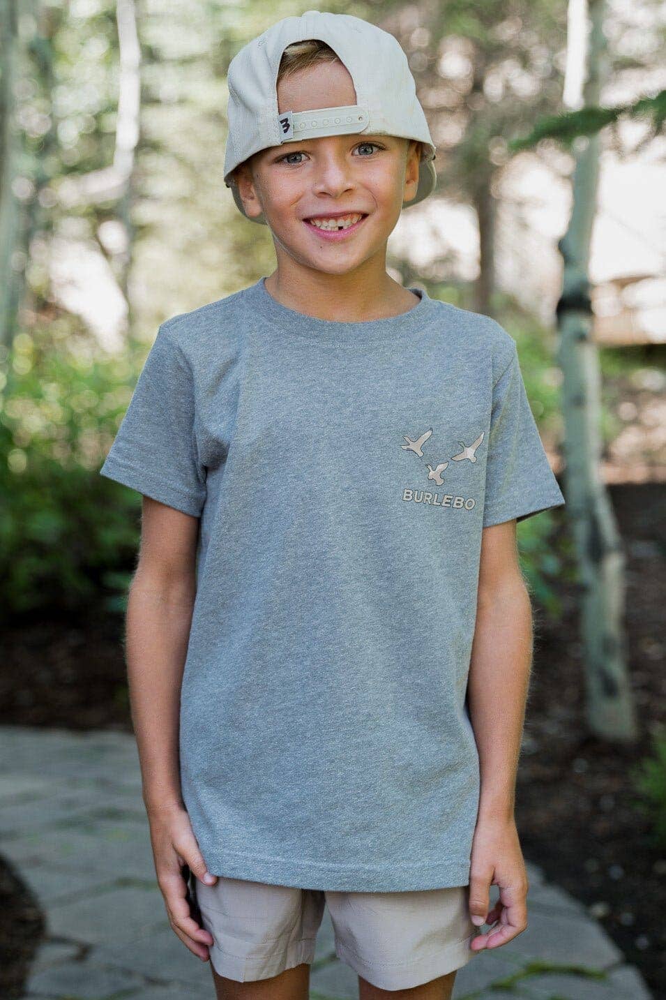 Youth - Dogs On Boat - SS - Dark Heather Grey
