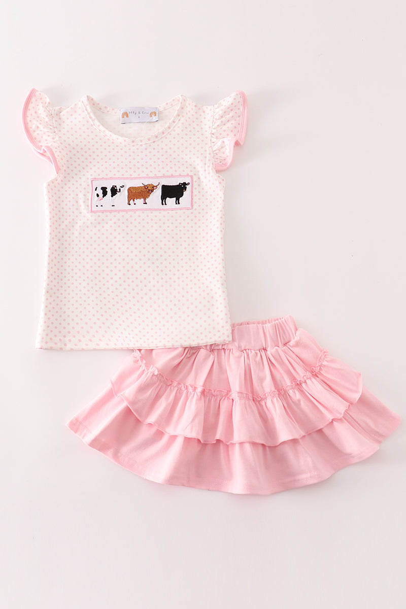 Cow Skort Set